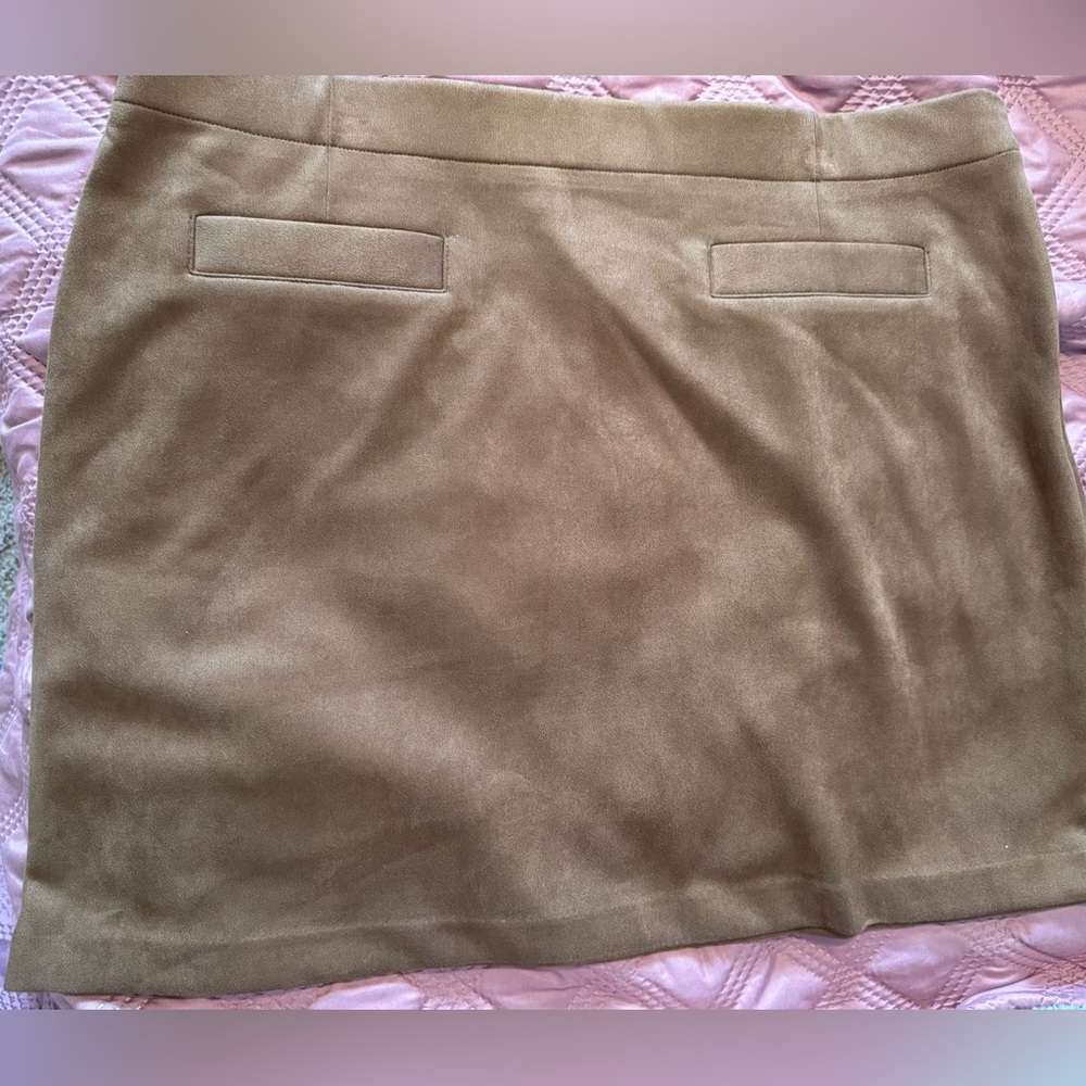 LC Lauren Conrad Brown Skirt